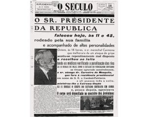 Morre o Presidente Óscar Carmona
