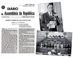 Ernâni Lopes, Ministro das Finanças, faz o balanço dos resultados das negociações de adesão